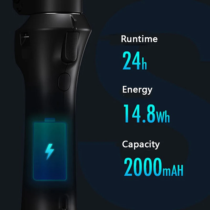 Atom 3-Axis Складной Карманный ручной шарнирный стабилизатор для камеры для iPhone смартфон GoPro и Беспроводной зарядки PK гладкой 4