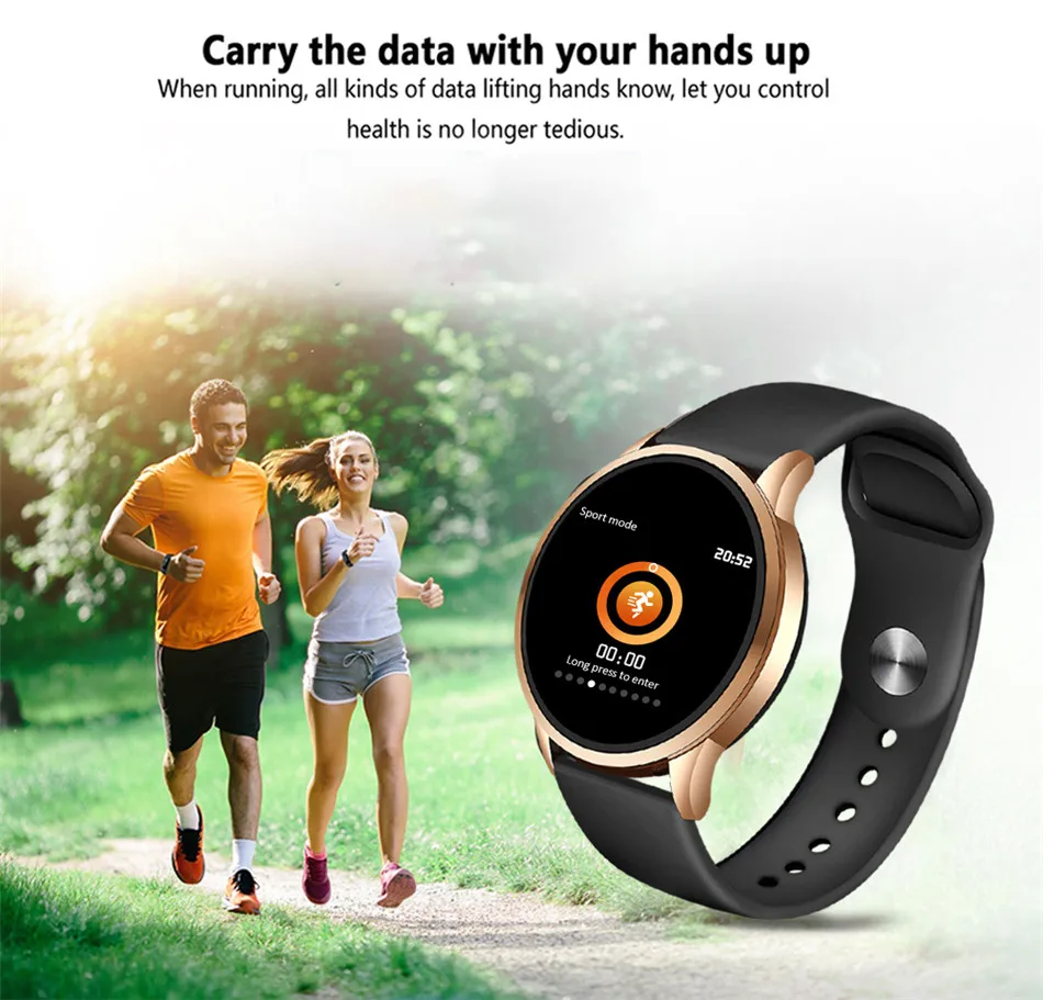 LIGE смарт-браслет спортивные Смарт-часы для женщин IP67 Водонепроницаемый фитнес-трекер экран монитор сердечного ритма шагомер смарт-браслет