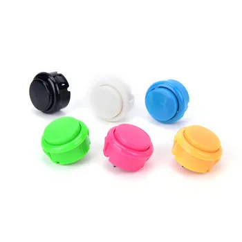 

6 Colors Round arcade Push Button Built-in jog for DIY arcade controller