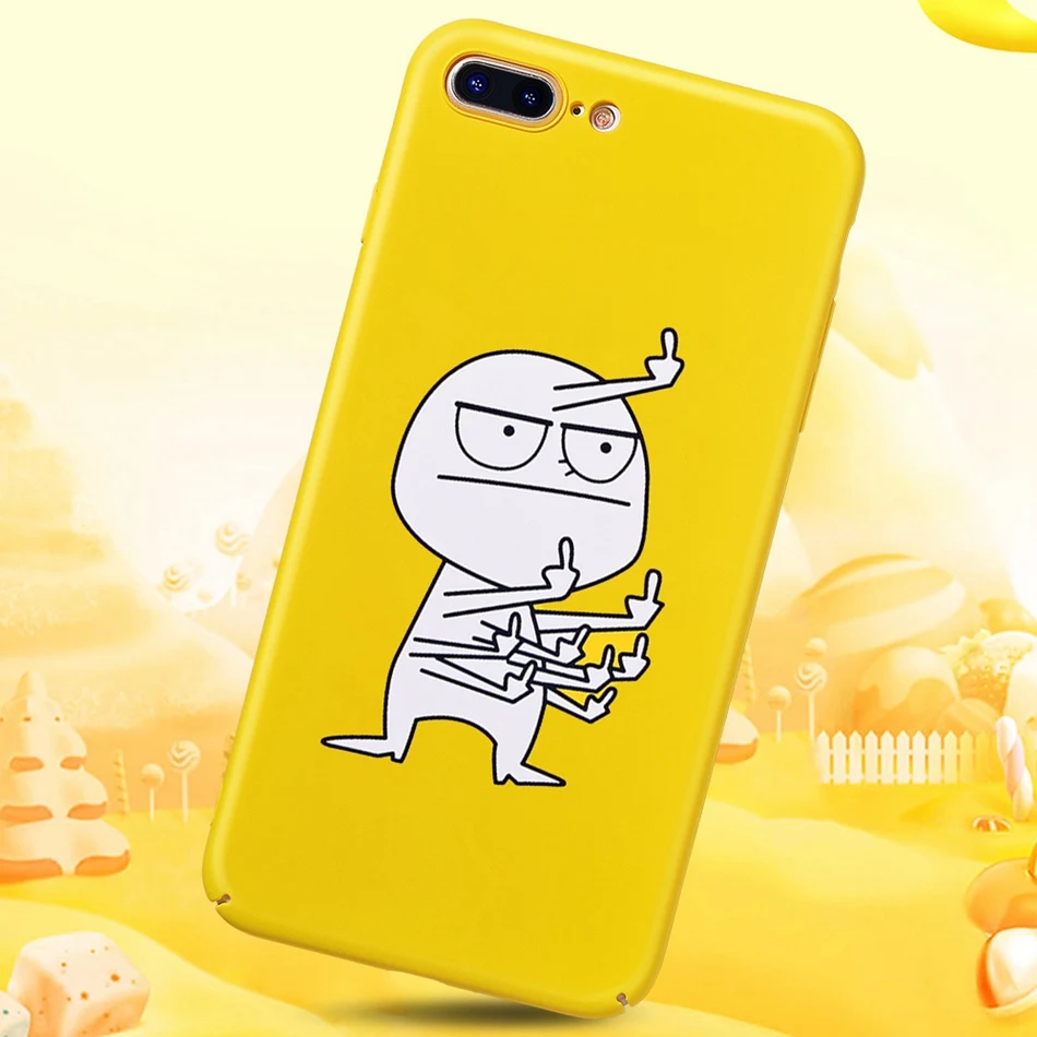 REAOOM Case for iPhone 7 Plus Luxury Cute Case Hard PC Cover Case Funny Cartoon Patterned Phone Fitted Cases For iPhone 7 Coque  (3)
