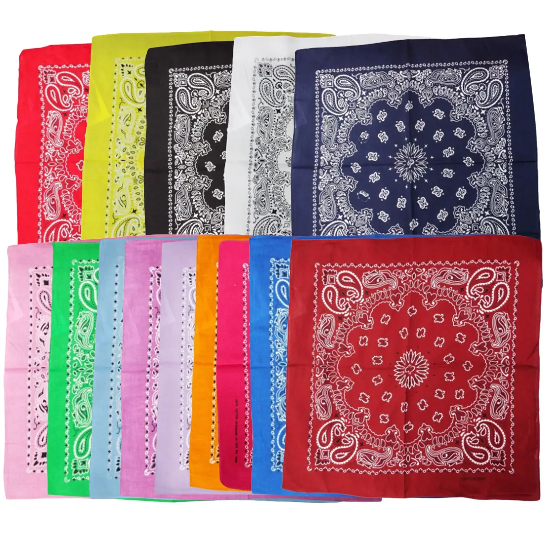 

15 Colors Cute Women Print Bandana Scarf Square Head Scarf Female Motorcycle Headwear Outdoor Cool Activities Riding Collar