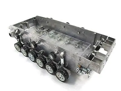 Mato 1/16 Panzer III RC Танк Металлическое шасси W/ Torsion Бар Подвески и дорожные колеса MT111