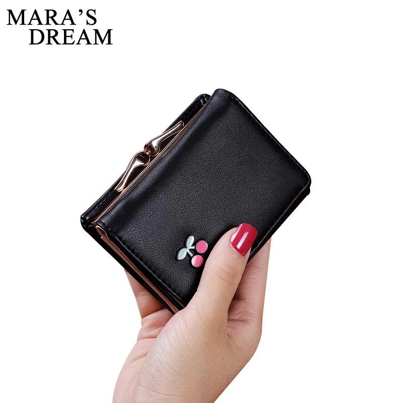 

Mara's Dream 2018 Women Simple Short Wallet Hasp Coin Purse Card Holders Women Wallets Cartera Female Purses Small Wallet Bags