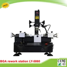 Bga станция LY-5860 сенсорный экран bga паяльная станция горячий воздух 3 зоны для наладочная станция сенсорных панелей ремонт 4800 Вт