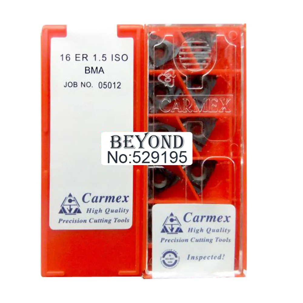 16 ER 1.5 ISO BMA,original CARMEX thread turning inserts ISO metric