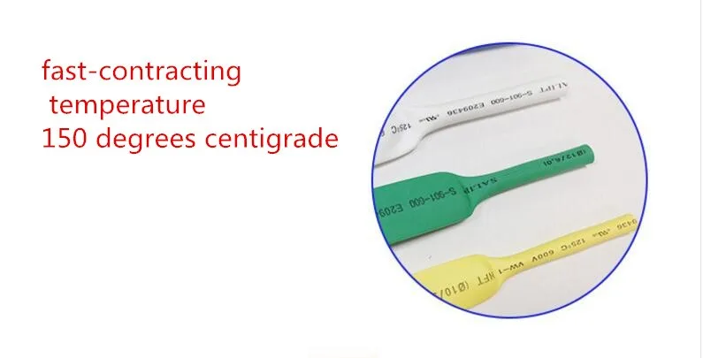 497 шт Высокое качество цветная термоусадочная трубка 2:1 термоусадочная трубка рукав обмотка кабель провод 7 цветов 9 Размер