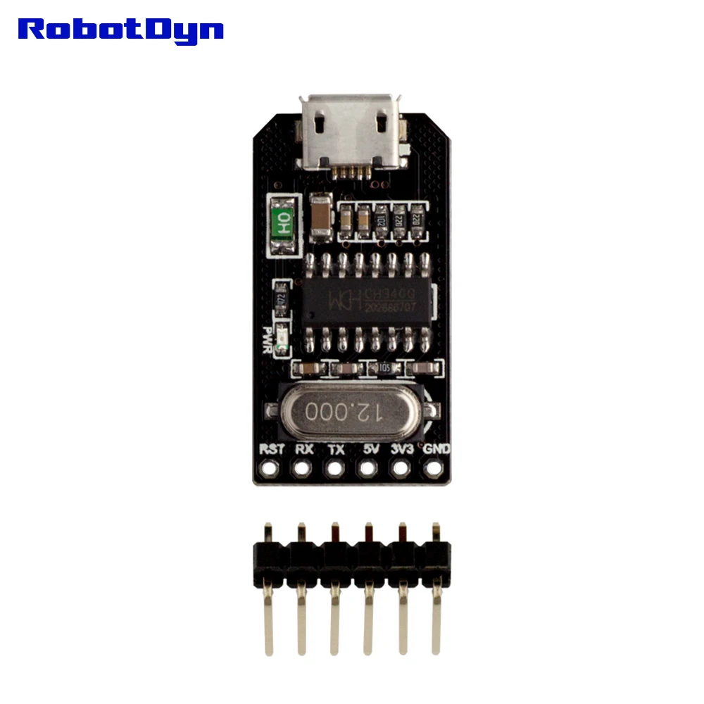 USB to ttl UART CH340-последовательный преобразователь, Micro USB, 5 В/3,3 В. IC CH340G