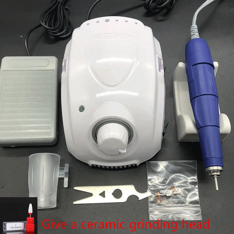 

STRONG MARATHON 102L handle 35000rpm electric nail drill STRONG 210 miniature electric nail honing machine for nail equipment
