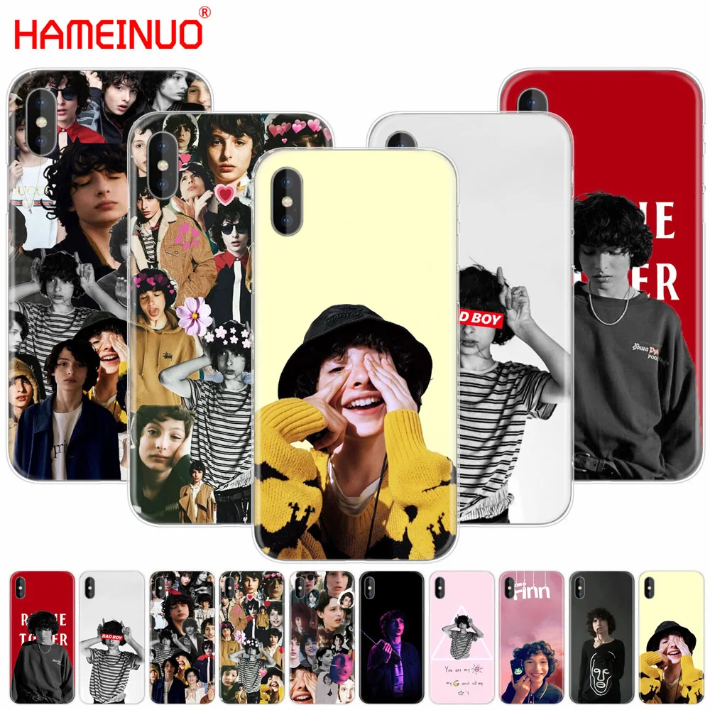 

HAMEINUO Finn Wolfhard Stranger Things cell phone Cover case for iphone X 8 7 6 4 4s 5 5s SE 5c 6s plus