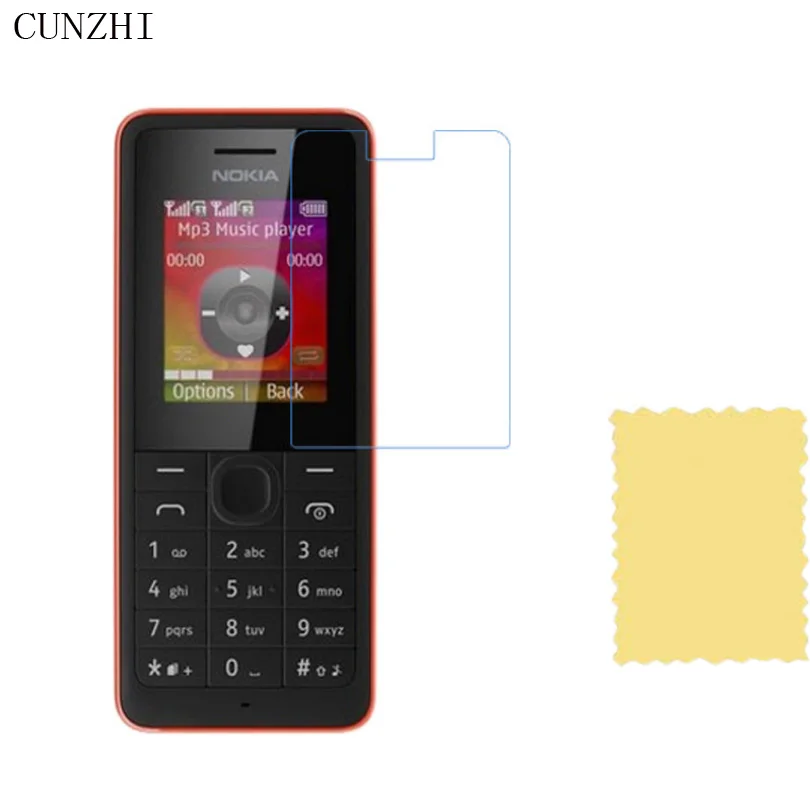 

cunzhi 5pcs High Clear LCD Screen Protector For Nokia 107 108 Protection Ultra Slim Film