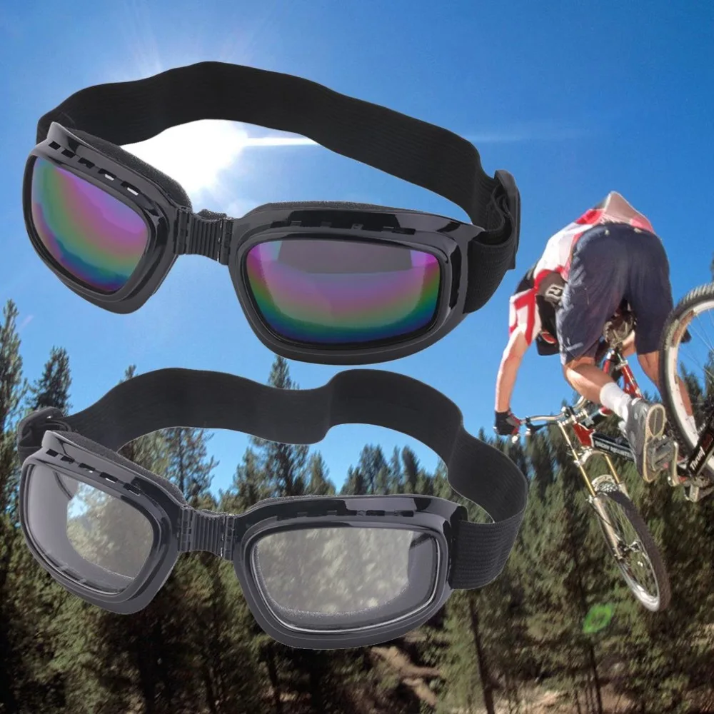 Велосипед Велоспорт Безопасность Складные ветрозащитные очки Противотуманные Солнцезащитные ветрозащитные спортивные байкерские очки Защитные защитные очки