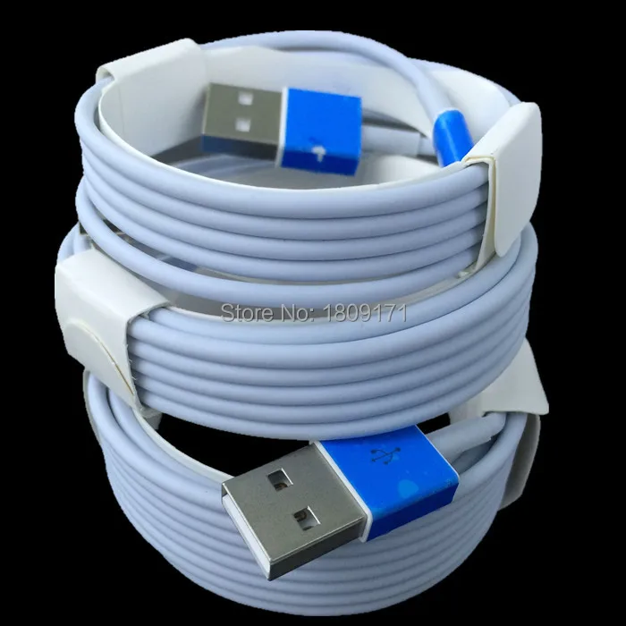 200pcs/lot 1M 2M 3M Usb cable Accessory Bundles for mobile phone 5 5s 6