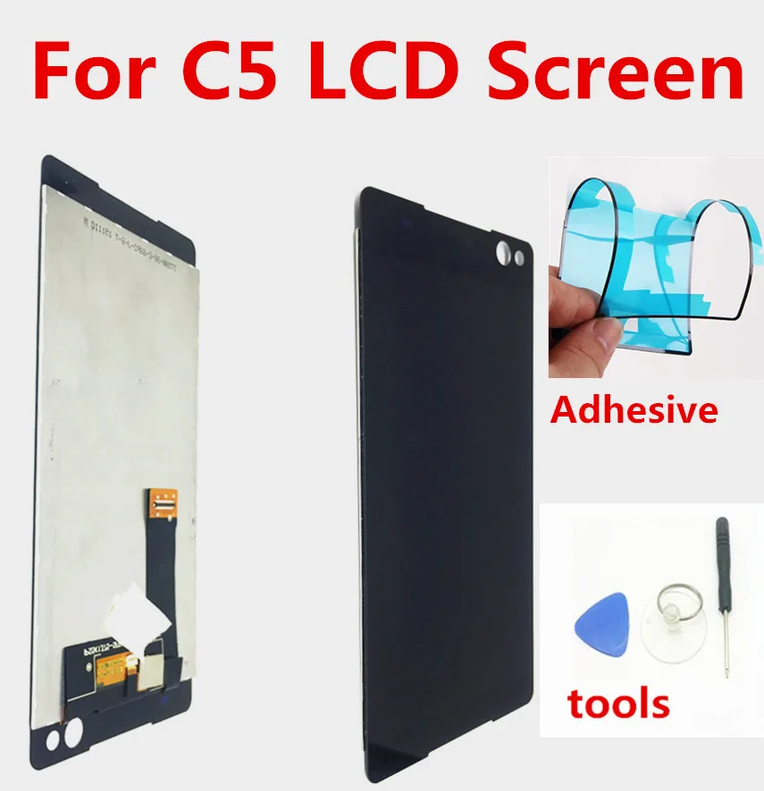 Протестированный 6 0 &quot1920x1080 дисплей для SONY Xperia C5 LCD сенсорный экран дигитайзер