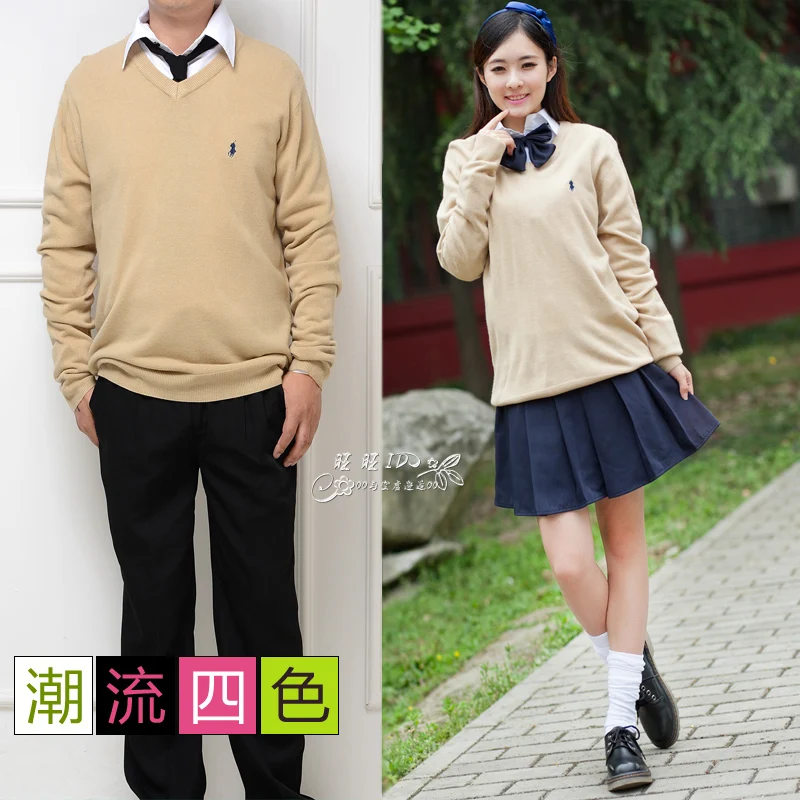 Autumn New South Korea school uniforms suite Korean students class