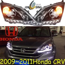 CR headlight,2009~2015(LHD,RHD add 200USD),Free ship! CR daytime light,2ps/se+2pcs Aozoom Ballast,crosstour,Vezel,CR