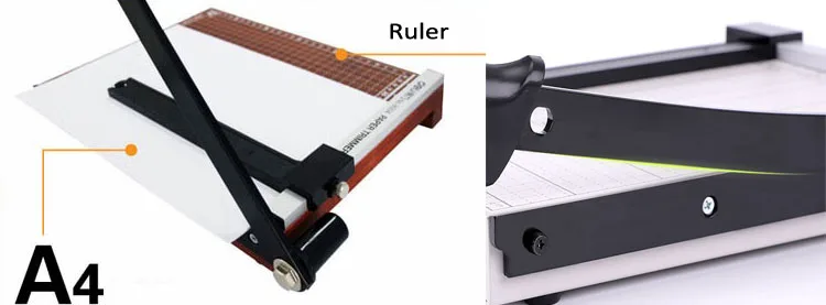 A4 резак для бумаги триммер гильотина линейка точность фото Портативный скрапбук триммеры резак промышленного класса деревянный продукт