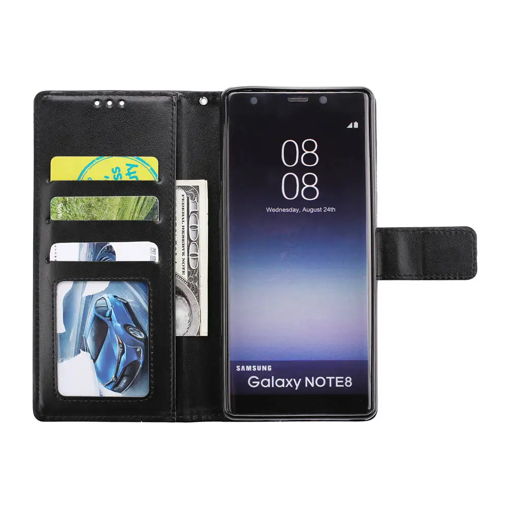 Чехол для samsung Galaxy Note 8 Роскошные 3D тиснением дурман цветок бумажник телефон