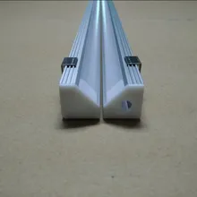 Лидер продаж 2 м/шт. углу тонкий Алюминий профиль с объективом для Светодиодные ленты светильник шкаф светильник бар светильник