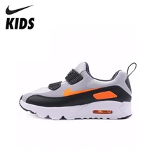 Nike AIR MAX крошечные 90 детей Magic субсидии светильник движения для мальчиков и для девочек; повседневная обувь для бега; кроссовки для бега#881927-009