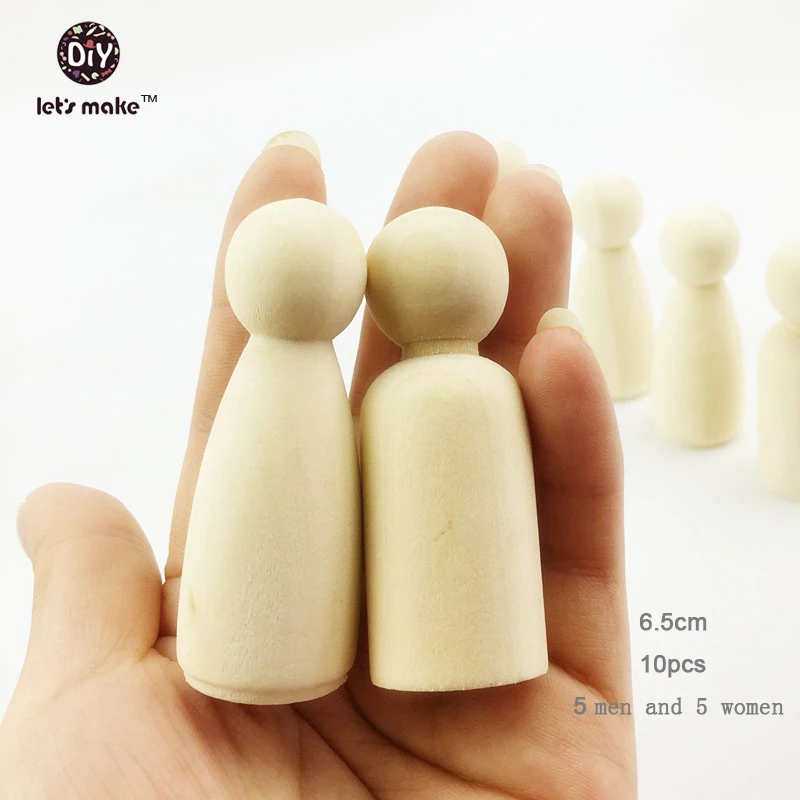 large wooden peg dolls