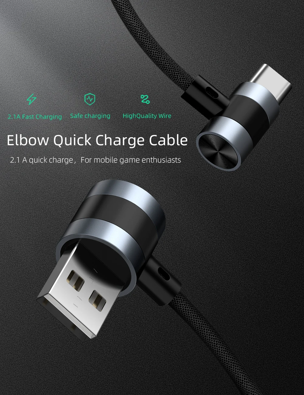 Robotsky Micro Usb кабель для samsung Usb C кабель для huawei Xiaomi 90 градусов кабель для быстрой зарядки кабель для передачи данных для мобильного телефона