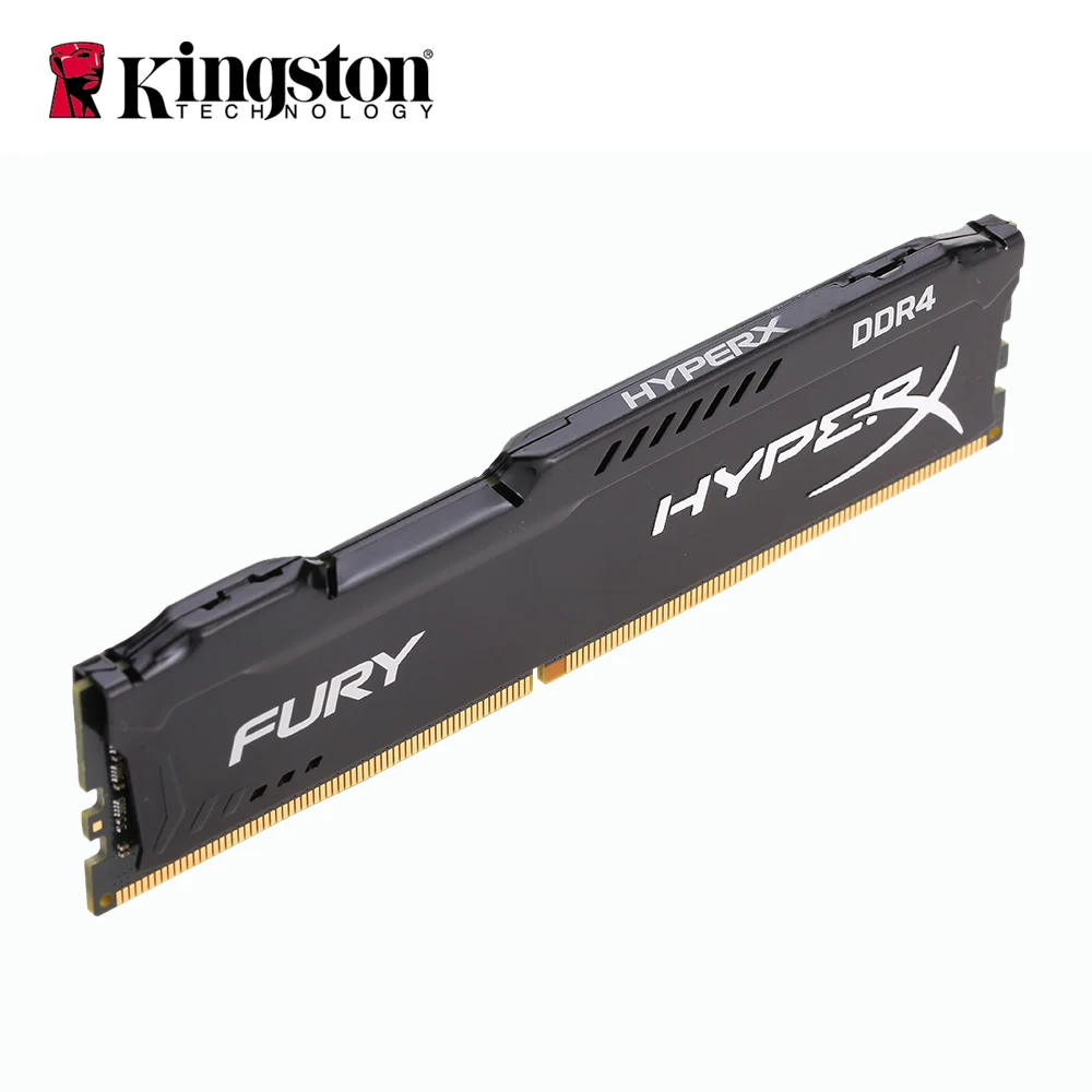 

Kingston HyperX Memory RAM DIMM DDR4 8GB 2400MHz 1.2V 288pin XMP Ready Single Black Gaming Desktop RAMs HX424C15FB/8