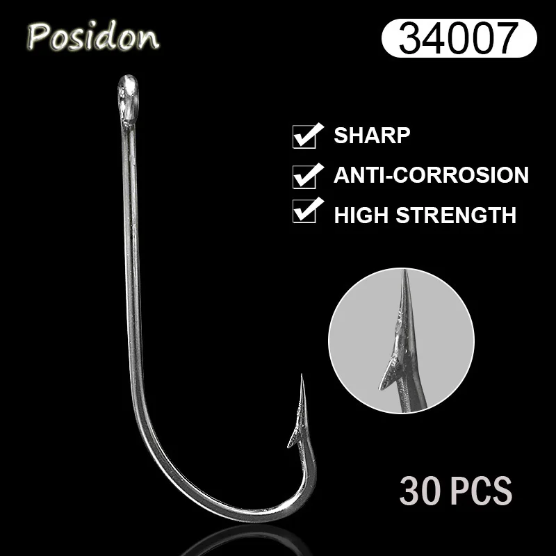 Posidon 34007 30pcs/pack Size 3/010/0 Stainless Steel O'shaughnessy