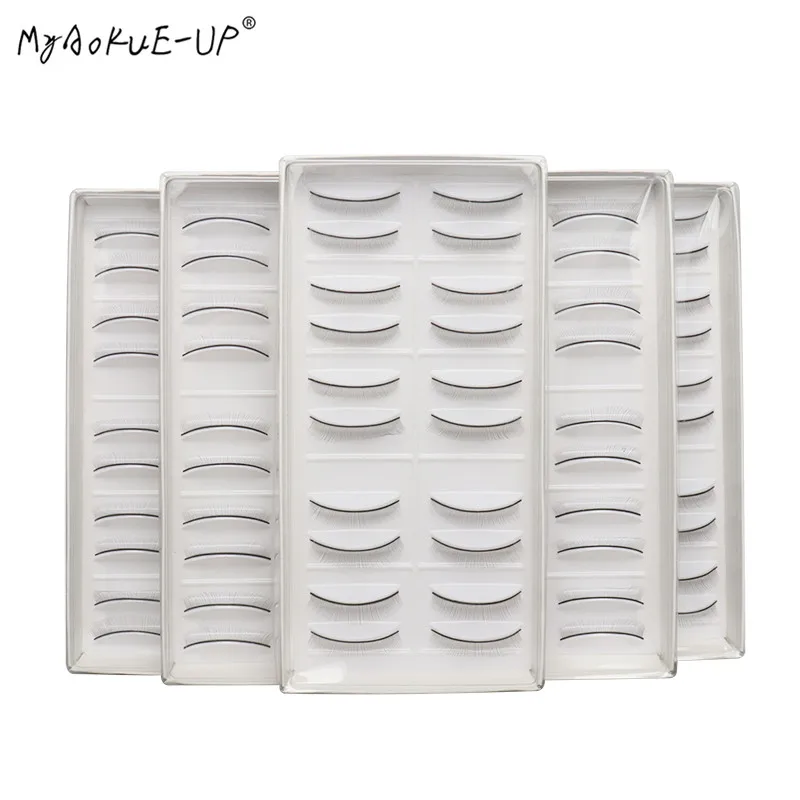 

2boxes(40pcs) Individual False Eyelashes Natural Training Lashes Eyelash Extension Practicing Teaching Practice
