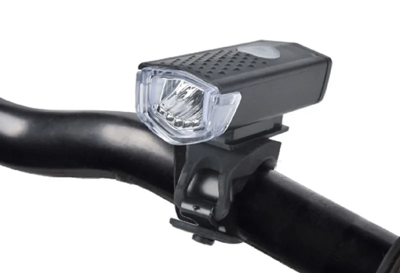 Top Bicycle Front Light USB Rechargeable Bike Headlight 300 Lumen 3 Mode Bike Lights Lamp LED Flashlight Lantern Cycling Accessories 2