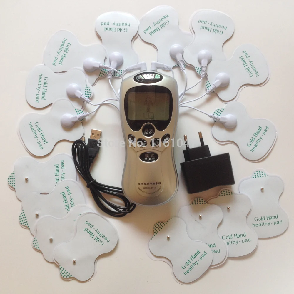 Buy New 16 Pads Full Dual Input Body Massager Slimming Electric Slim Pulse