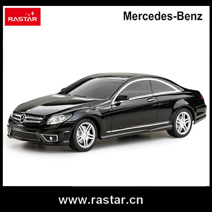 Rastar лицензированный Mercedes CL63 AMG 1:24 Радиоуправляемый автомобиль игрушки для детских игр машинки 34200 - Цвет: Черный