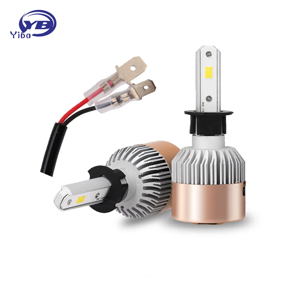 12V 72W h3 Led Car Light Headlight Bulbs 8000LM kit H3 Led Auto Fog Light Combo Beams 6000K Cool