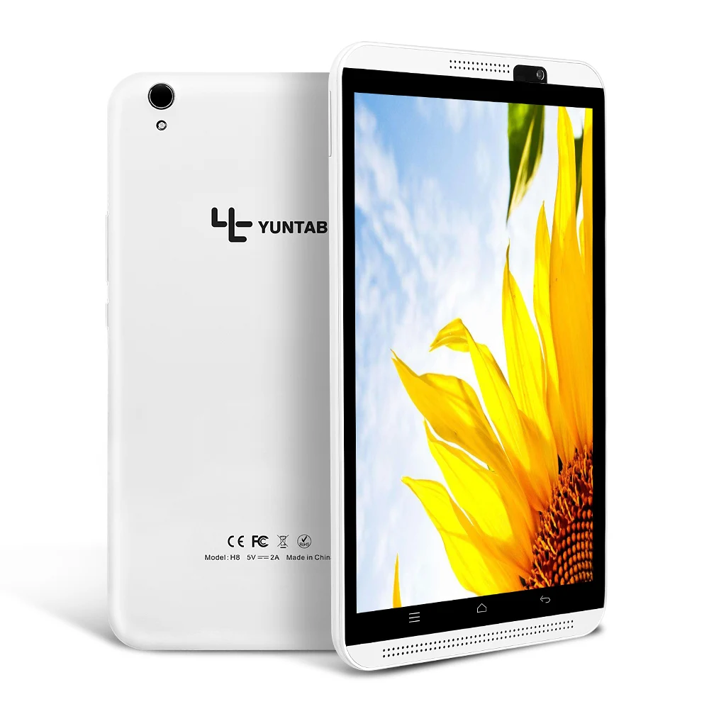 Yuntab 2 colors 8 inch H8 Tablet PC Quad-Core Mobile Phone with dual camera and dual card slots Android 6.0 4500mHA Battery Yuntab 2 colors 8 inch H8 Tablet PC Quad-Core Mobile Phone with dual camera and dual card slots Android 6.0 4500mHA Battery