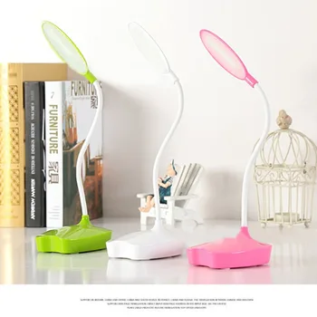 

ICOCO New creative folding large white LED table lamp 3 touch lamp dormitory bedroom USB rechargeable table lamp