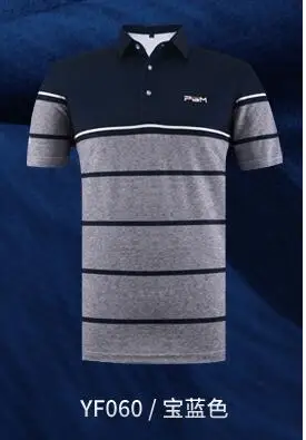 Высокое качество! PGM мужчин Гольф рубашки с коротким рукавом летние спортивные ткань футболка Гольф обучение одежда быстросохнущие верхняя одежда - Цвет: 3