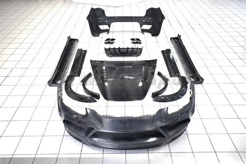 2011-2014 Porsche Cayenne 958 Mansory Style Aero Parts Full Carbon  (8)