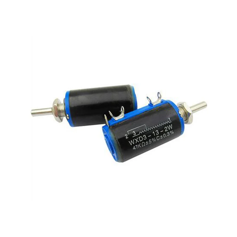 

5pcs/lot WXD3-13-2W 473 47K 47KR Precision Multi-turn Wirewound Potentiometer Sliding Resistor