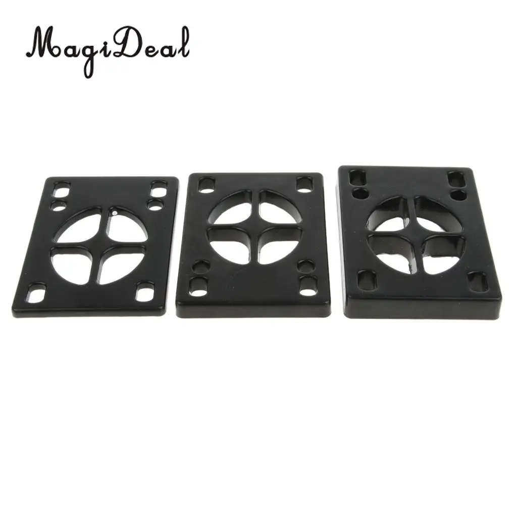 

Pair of Longboard Riser Pads Skateboard Shock Pads Risers for Truck Mounting Hardware Tool Adults Kids Outdoor Sports Tool