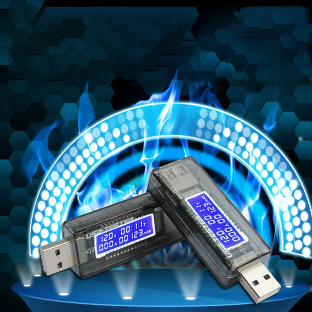 

Mobile Phone Fast Charge USB Detector USB Current Voltmeter Tester Amperage Meter USB Digital Display