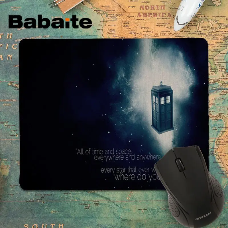 Babaite мальчик подарок коврик Dr who офисные мыши геймер мягкий коврик для мыши ноутбук игровой без Lockedge мыши коврик для мыши - Цвет: No LockEdge 18x22cm