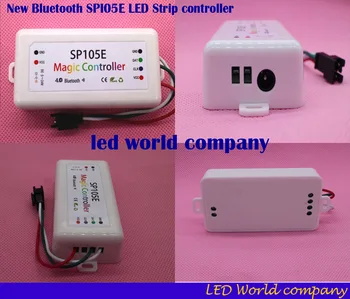 

DC5V-24V SP105E Magic wifi led controller Bluetooth SPI , for all kinds of IC pixels lights WS2801 WS2811 WS2812B pixel Strip
