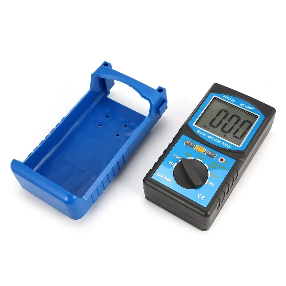 

HoldPeak 6688F Digita Insulation Resistance Tester Resistance Meters 250V/500V/1000V/2500V Megger Megohmmeter Voltmeter