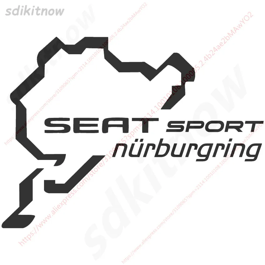Спортивные гоночные наклейки Nurburgring на окна двери кузова автомобиля Стайлинг для