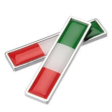 Logotipo da bandeira de itália decoração do carro decalque porta lateral adesivo para fiat panda punto 500l 500 renault clio lancia ypsilon ford fiesta vw