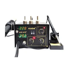 220 В/110 В KADA 852D+ SMD ремонт системы BGA паяльная станция горячего воздуха пистолет паяльник 2 в 1