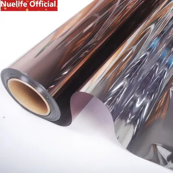 

Brown glass film transparent window stickers insulation film office bedroom shop explosion-proof sunscreen UV window stickers