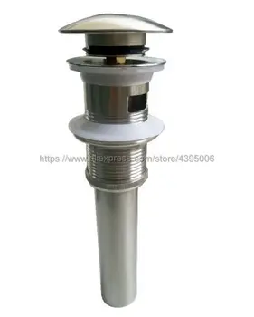 

Brushed Nickel Bathroom Sink Pop Up Drain With Overflow Basin Lavatory Sink Waste Drain Bsd014