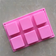 Cheap Spot wholesale 6 company square silica cake mould hand soap mold single die 5 * 5 * 2.5 cm Cheap Spot wholesale 6 company square silica cake mould hand soap mold single die 5 * 5 * 2.5 cm