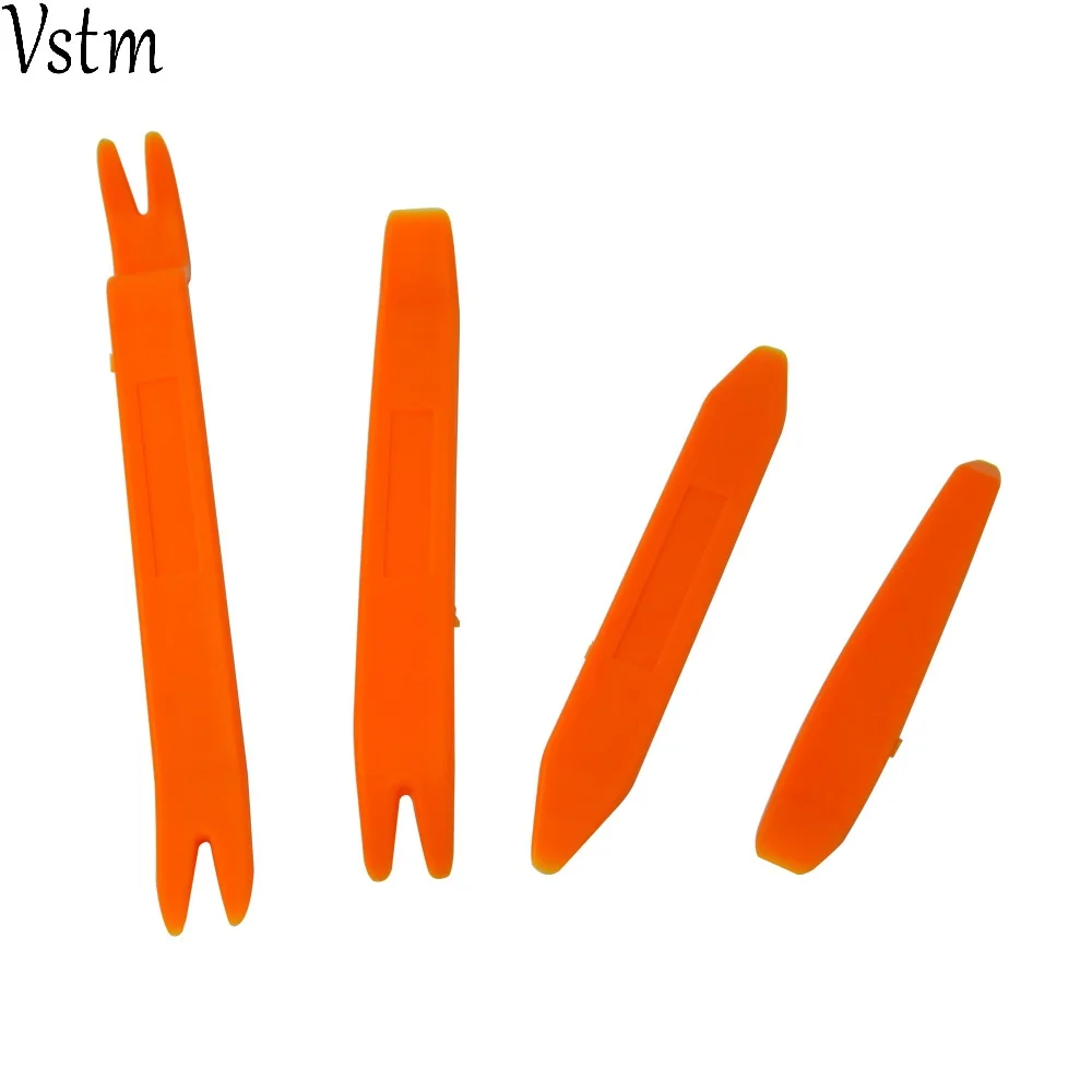 VSTM 4 шт. Авто Радио Дверь Клип Панель отделка тире Аудио Удаление рычаг для установки инструмент инструменты Стайлинг для всех автомобильный инструмент