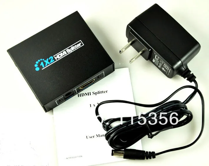 2 way Ports HDMI Mini Splitter Amplifier 1 In To 2 Out